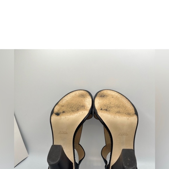 Circa Joan & David Women”s DIMORASHA Black Leather T- Strap Heels Size 7.5 - Picture 9 of 12